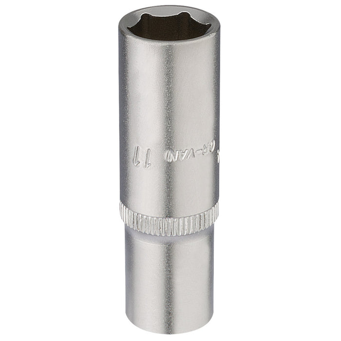 Elora-Deep-Socket,-1/4"-Sq.-Dr.,-11mm