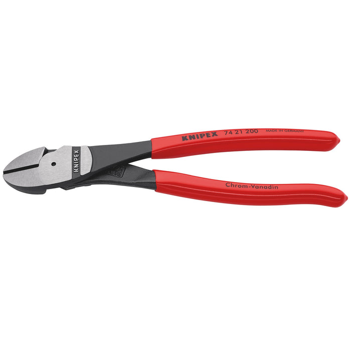 KNIPEX-74-21-200-SB-High-Leverage-Diagonal-Cutter,-200mm
