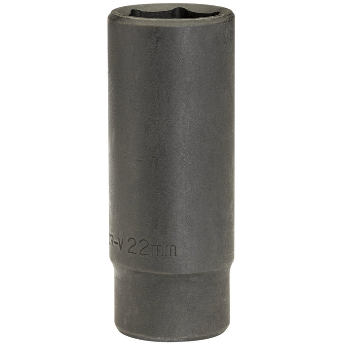 Draper-Expert-HI-TORQ®-Deep-Impact-Socket,-1/2"-Sq.-Dr.,-22mm-(Sold-Loose)