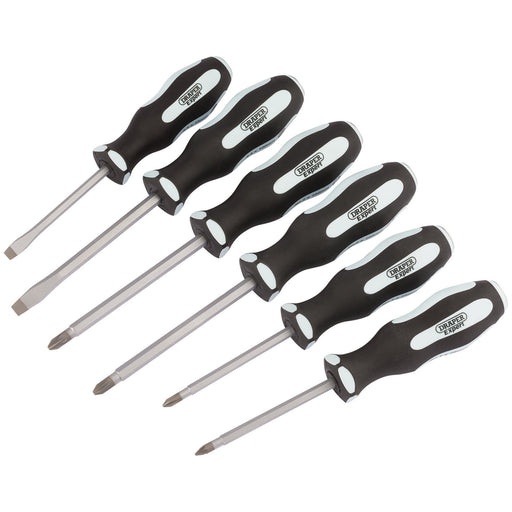 Draper-Expert-'Pound-Thru'-Soft-Grip-Screwdriver-Set-(6-Piece)