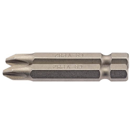 Cross-Slot-Insert-Bit,-1/4"-Hex,-50mm-Long,-No.2-(Pack-of-2)