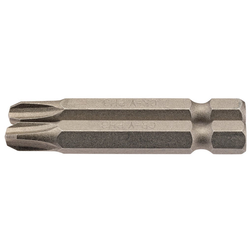 Cross-Slot-Insert-Bit,-1/4"-Hex,-50mm-Long,-No.3-(Pack-of-2)