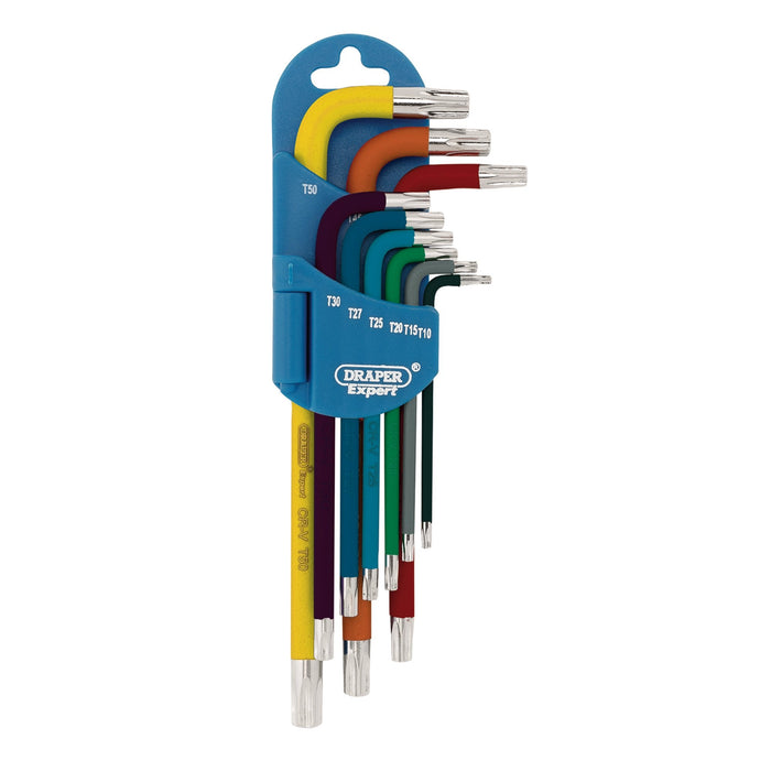 Draper-TX-STAR®-Metric-Coloured-Long-Arm-Key-Set-(9-Piece)