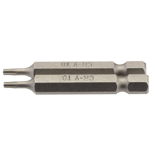Draper-TX-STAR®-Insert-Bit,-1/4"-Hex,-50mm-Long,-T8-(Pack-of-2)
