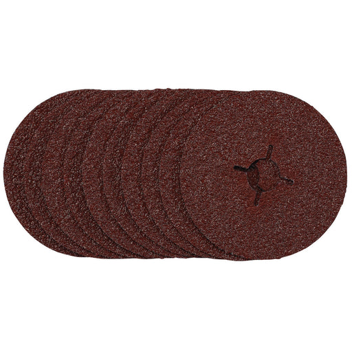 Fibre-Sanding-Discs,-115mm,-24-Grit,-(Pack-of-10)