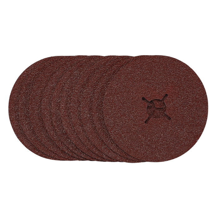 Fibre-Sanding-Discs,-125mm,-36-Grit,-(Pack-of-10)