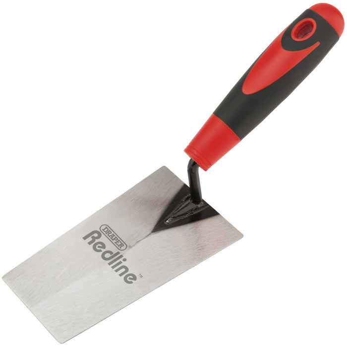 Draper-Redline®-Bucket-Trowel-with-Soft-Grip,-140mm