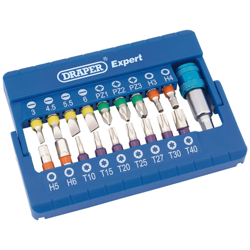 Coloured-Screwdriver-Bit-Set-(19-Piece)