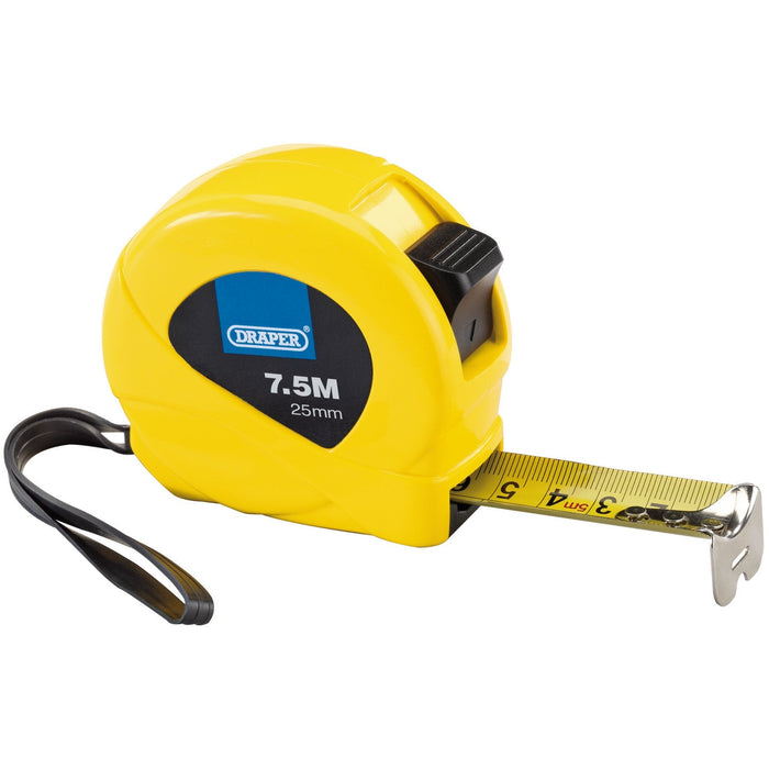 Measuring-Tapes,-7.5m/25ft-x-25mm,-3-Colours-(Dispenser-of-12)