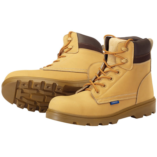 Nubuck-Style-Safety-Boots,-Size-11,-S1-P-SRC