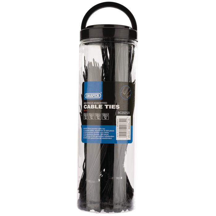 Assorted-Nylon-Cable-Ties-(Pack-of-650)