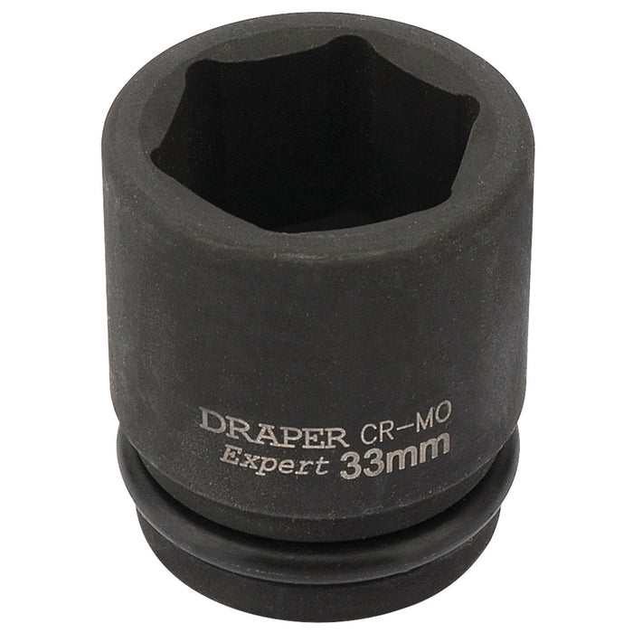 Draper-Expert-HI-TORQ®-6-Point-Impact-Socket,-3/4"-Sq.-Dr.,-33mm