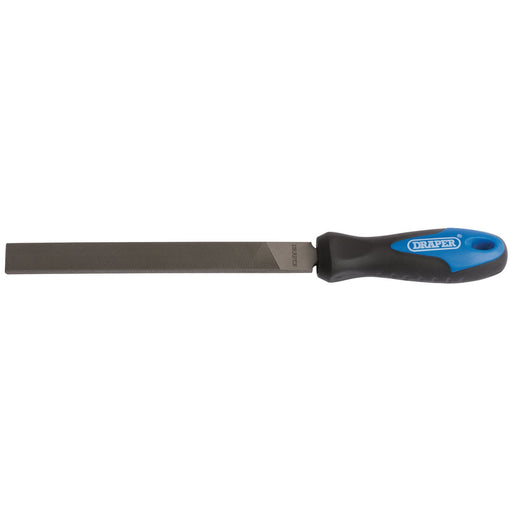 Soft-Grip-Engineers-Hand-File-and-Handle,-150mm