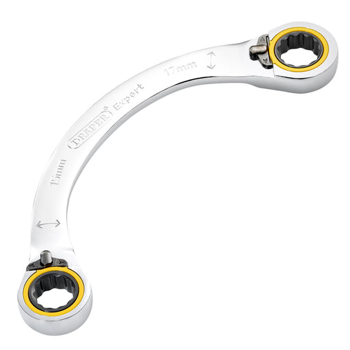 Draper-Expert-HI-TORQÂ®-Double-Ring-Ratchet-Half-Moon-Spanner,-15-x-17mm