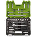 Draper-Expert-MM/AF-Combined-Socket-Set,-3/8"-Sq.-Dr.,-Green-(41-Piece)