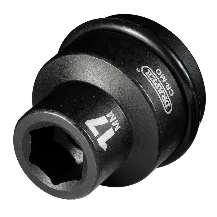Draper-Hi-TORQ®-Impact-Socket,-3/4"-Sq.-Dr.,-17mm