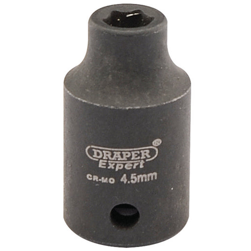 Draper-Expert-HI-TORQ®-6-Point-Impact-Socket,-1/4"-Sq.-Dr.,-4.5mm