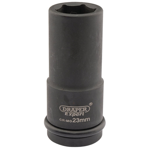 Draper-Expert-HI-TORQ®-6-Point-Deep-Impact-Socket,-3/4"-Sq.-Dr.,-23mm
