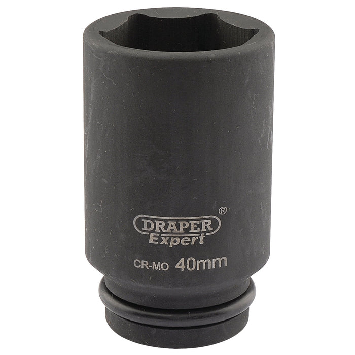 Draper-Expert-HI-TORQ®-6-Point-Deep-Impact-Socket,-3/4"-Sq.-Dr.,-40mm