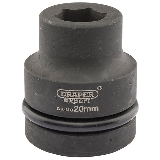 Draper-Expert-HI-TORQ®-6-Point-Impact-Socket,-1"-Sq.-Dr.,-20mm
