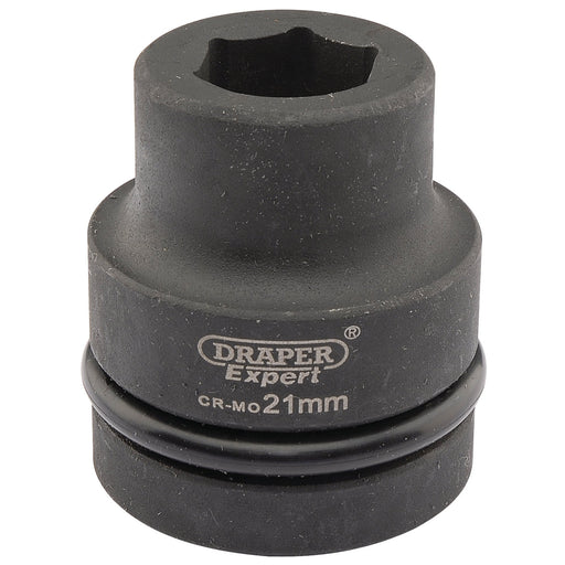 Draper-Expert-HI-TORQ®-6-Point-Impact-Socket,-1"-Sq.-Dr.,-21mm