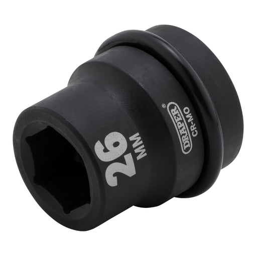 Draper-Hi-TORQ®-Impact-Socket,-1"-Sq.-Dr.,-26mm