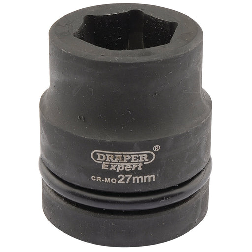 Draper-Expert-HI-TORQ®-6-Point-Impact-Socket,-1"-Sq.-Dr.,-27mm