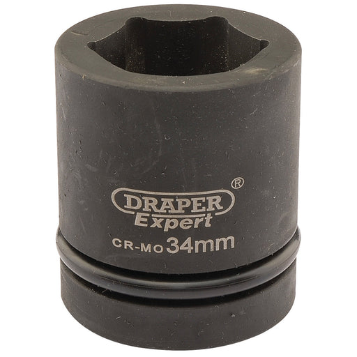 Draper-Hi-TORQ®-Impact-Socket,-1"-Sq.-Dr.,-34mm
