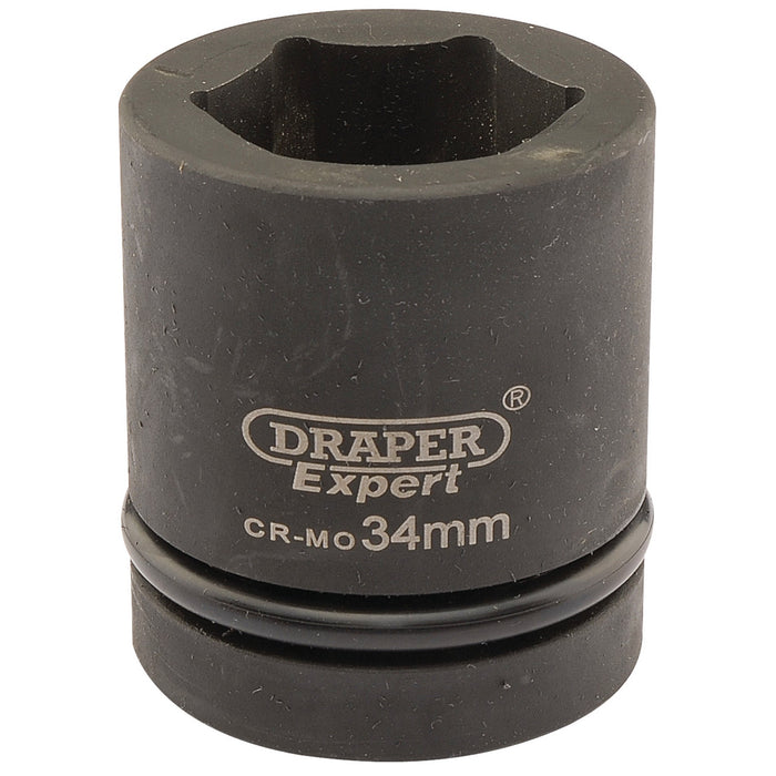Draper-Hi-TORQ®-Impact-Socket,-1"-Sq.-Dr.,-34mm