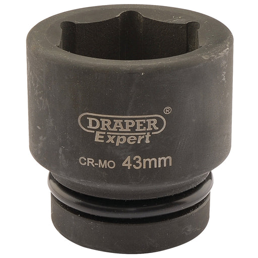Draper-Expert-HI-TORQ®-6-Point-Impact-Socket,-1"-Sq.-Dr.,-43mm