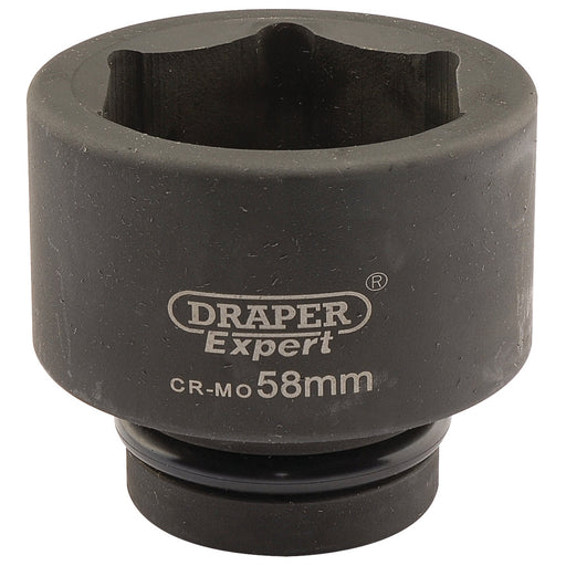 Draper-Expert-HI-TORQ®-6-Point-Impact-Socket,-1"-Sq.-Dr.,-58mm