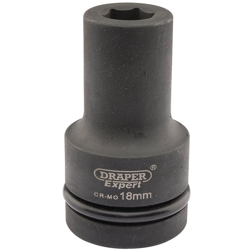 Draper-Expert-HI-TORQÂ®-6-Point-Deep-Impact-Socket,-1"-Sq.-Dr.,-18mm