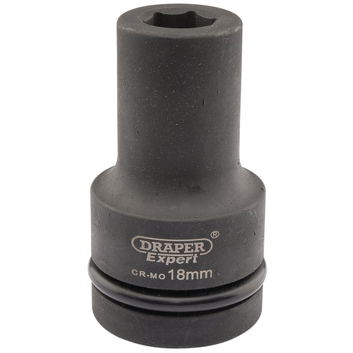Draper-Expert-HI-TORQ®-6-Point-Deep-Impact-Socket,-1"-Sq.-Dr.,-18mm