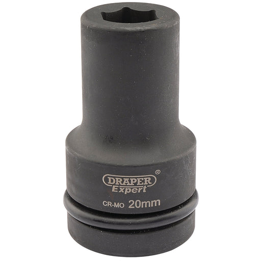Draper-Expert-HI-TORQ®-6-Point-Deep-Impact-Socket,-1"-Sq.-Dr.,-20mm