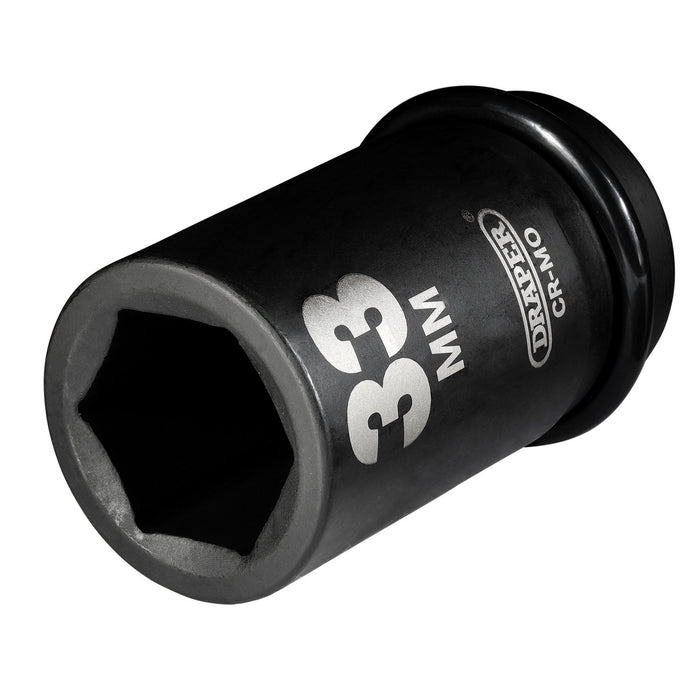 Draper-Hi-TORQ®-Deep-Impact-Socket,-1"-Sq.-Dr.,-33mm