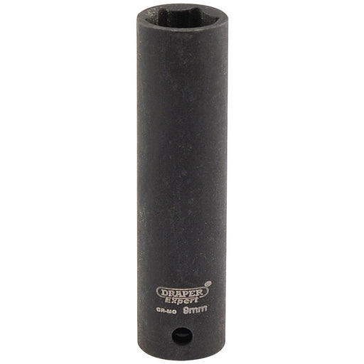 Draper-Expert-HI-TORQ®-6-Point-Deep-Impact-Socket,-1/4"-Sq.-Dr.,-9mm
