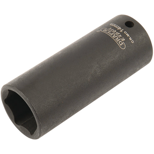 Draper-Expert-HI-TORQ®-6-Point-Deep-Impact-Socket,-1/4"-Sq.-Dr.,-14mm