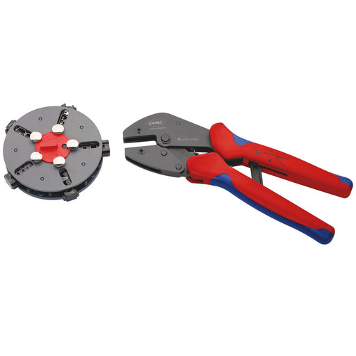 KNIPEX-97-33-02-MultiCrimp®-Lever-Action-Crimping-Pliers,-250mm