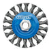 Steel-Twist-Knot-Flat-Wire-Wheel-Brush,-100mm,-M14