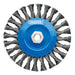 Steel-Twist-Knot-Flat-Wire-Wheel-Brush,-150mm,-M14