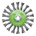 Stainless-Steel-Twist-Knot-Flat-Wire-Wheel-Brush,-115mm,-M14