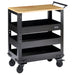 BUNKERÂ®-3-Tier-Trolley-with-Pull-Handle-and-Hardwood-Worktop,-714mm