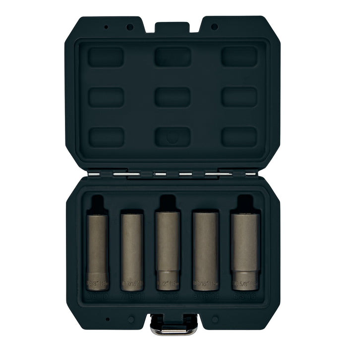 Wheel-Nut-Double-Socket-Set,-3/8"-Sq.-Dr.-(5-Piece)