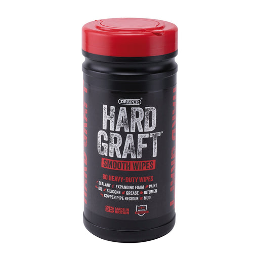 Draper-Hard-Graft-Multipurpose-Smooth-Wipes-(Tub-of-80)