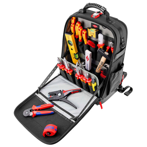 KNIPEX-00-21-50-E-Tool-Backpack-Modular-X18-Electric,-22-parts,-530mm