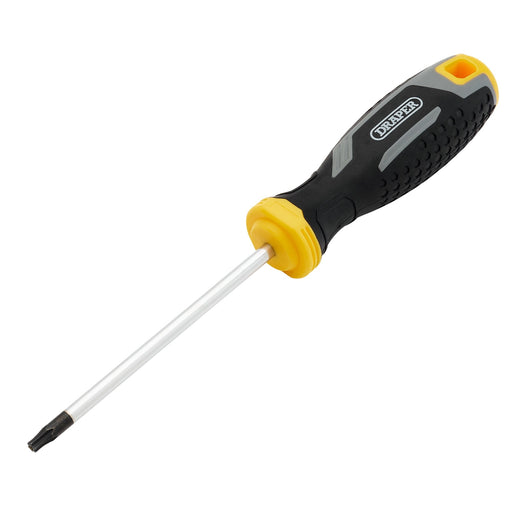 Draper-TX-STARÂ®-Tamperproof-Soft-Grip-Screwdriver,-T20H-x-100mm