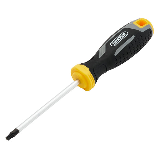 Draper-TX-STARÂ®-Tamperproof-Soft-Grip-Screwdriver,-T25H-x-100mm