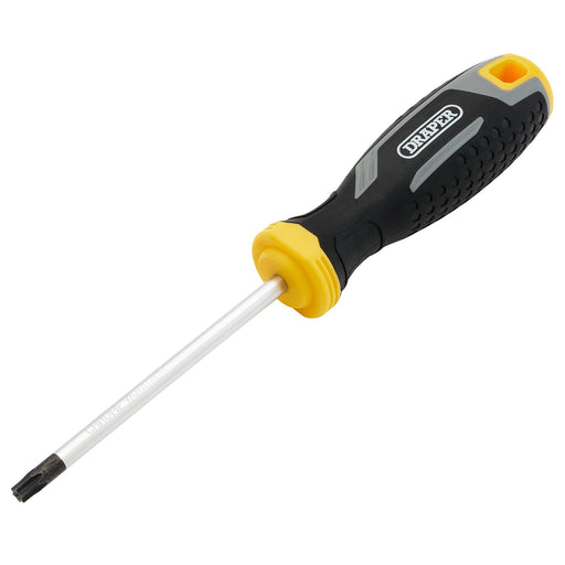 Draper-TX-STARÂ®-Tamperproof-Soft-Grip-Screwdriver,-T30H-x-100mm