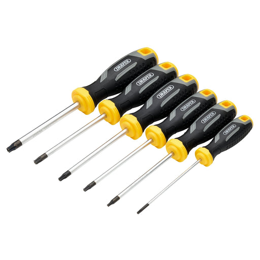 Draper-TX-STARÂ®-Tamperproof-Soft-Grip-Screwdriver-Set-(6-Piece)