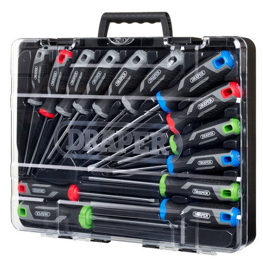 Soft-Grip-Screwdriver-Set-with-Draper-TX-STARÂ®-(14-Piece)